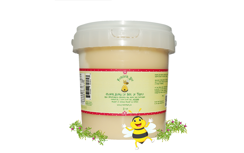 Raw, Unfiltered Creamed Clover Honey